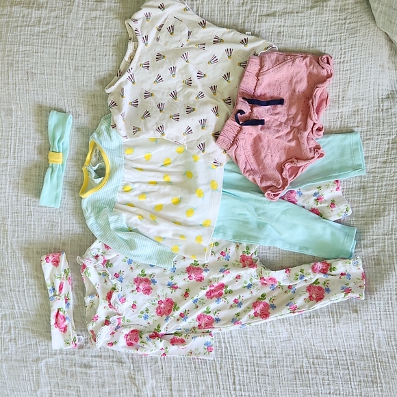 Little Me Matching Sets 3 Girls Matching Outfits 2m Size Poshmark